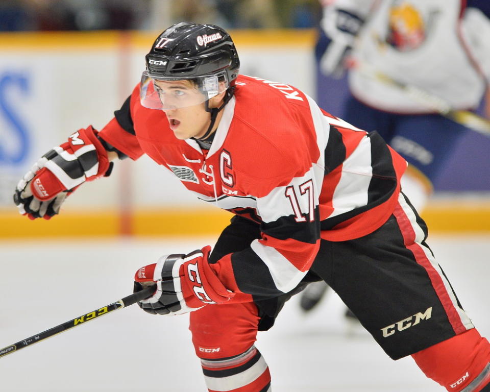 Konecny ​​captained the Ottawa 67's during his second and third seasons in the OHL.