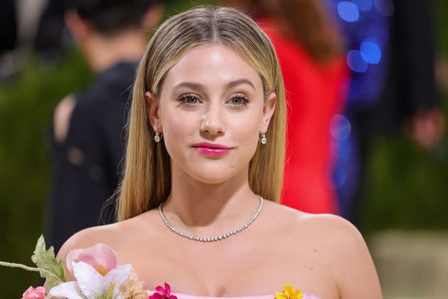 Lili Reinhart at the 2021 Met Gala in New York City. (Photo: Theo Wargo via Getty Images)