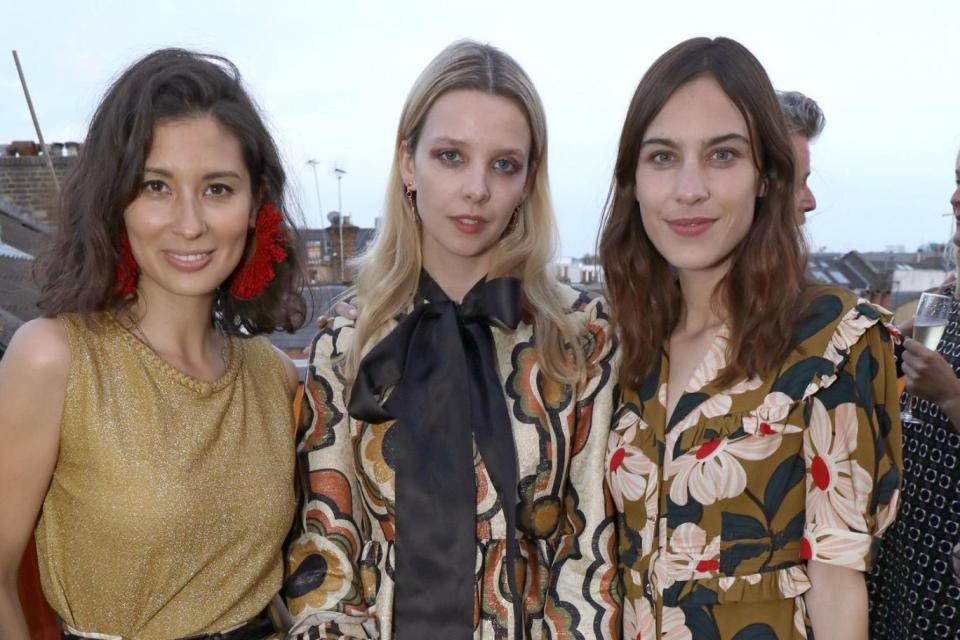 Jasmine Hemsley, Greta Bellamacina and Alexa Chung (Photo by David M. Benett/Dave Benett/Getty Images for Orla Kiely)