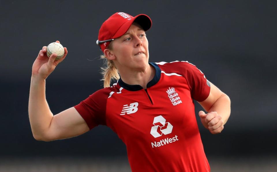 Heather Knight is pleased with the way her players have moved on from their Ashes defeat (PA Archive)