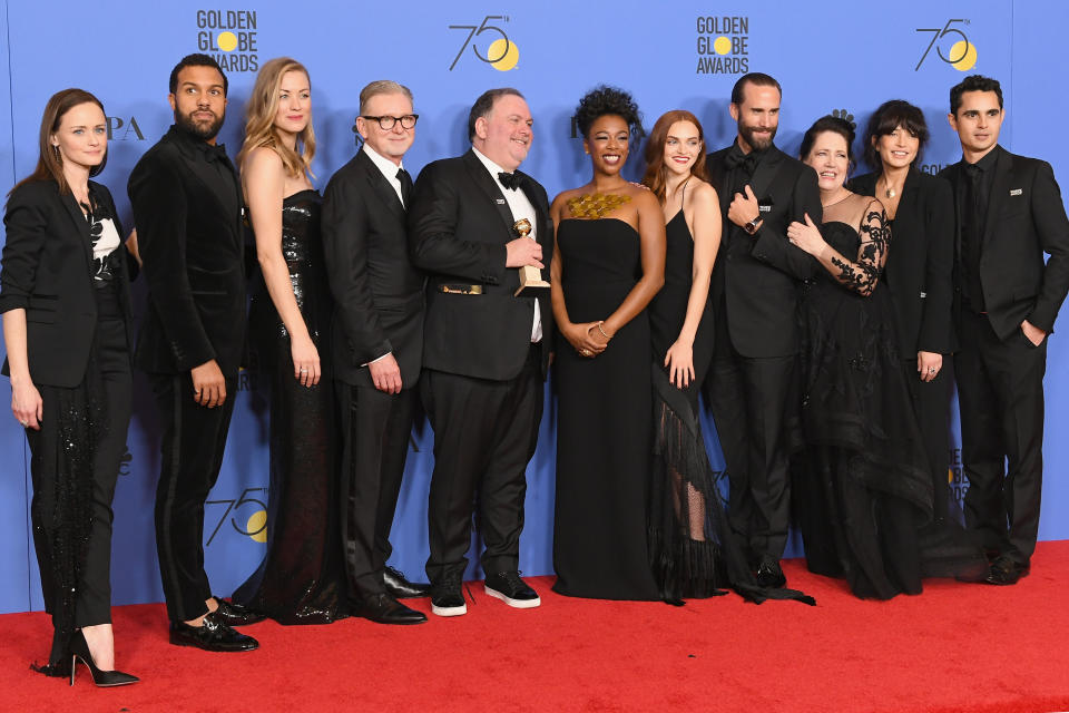 Schon bei den Golden Globes trug man Schwarz, um Solidarität zu symbolisieren. (Bild: Getty Images)