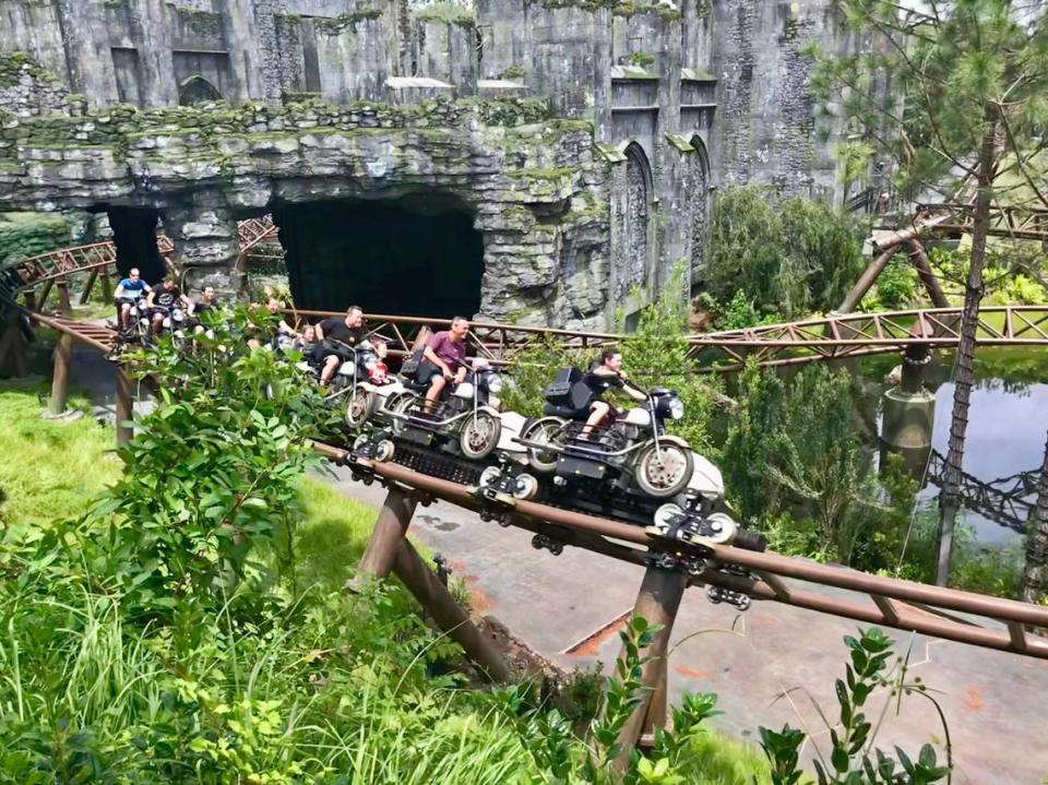 Universal’s Islands of Adventure, home to the Wizarding World of Harry Potter, including Hagrid’s Magical Creatures Motorbike Adventure, is closing temporarily due to concerns about the coronavirus.