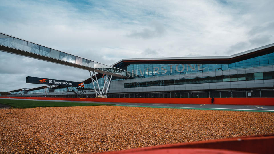 A scenic of the Silverstone circuit in the UK.