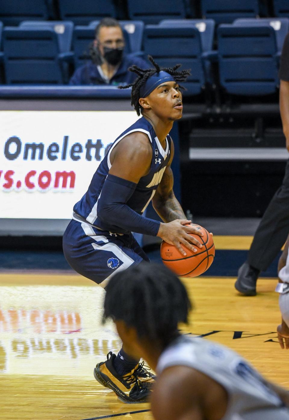 Donovann Toatley played for Monmouth before transferring to Detroit Mercy.