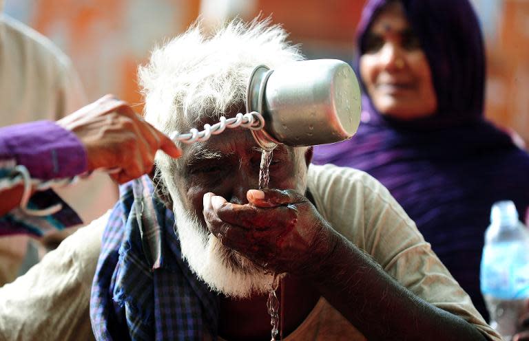 India declares a heatwave when the maximum temperature hits 45 degrees Celsius, or five degrees higher than the average for the area in previous years