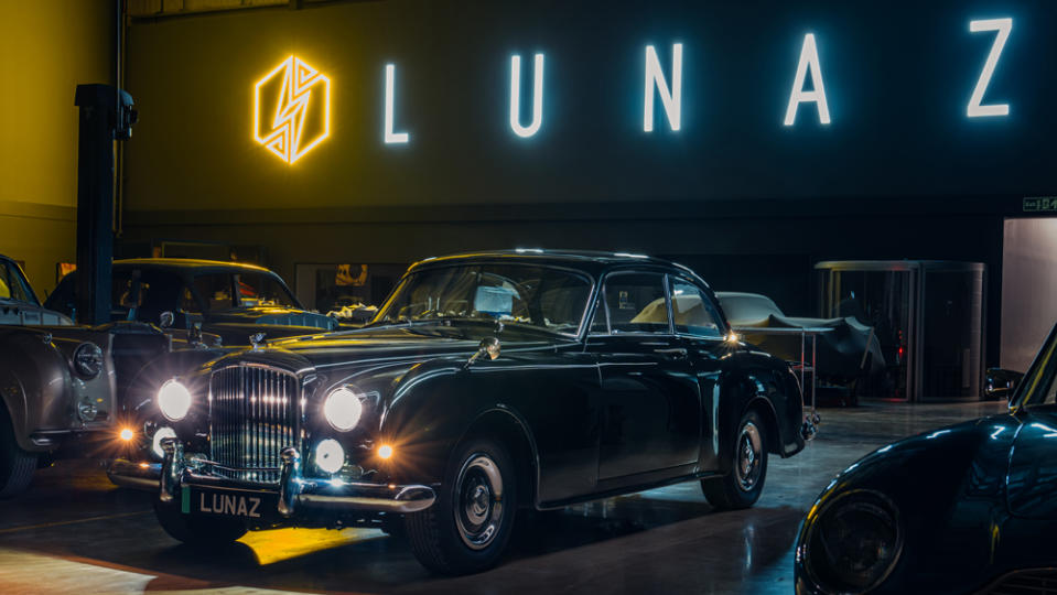 An all-electric 1961 Bentley S2 Continental restomod from Lunaz.