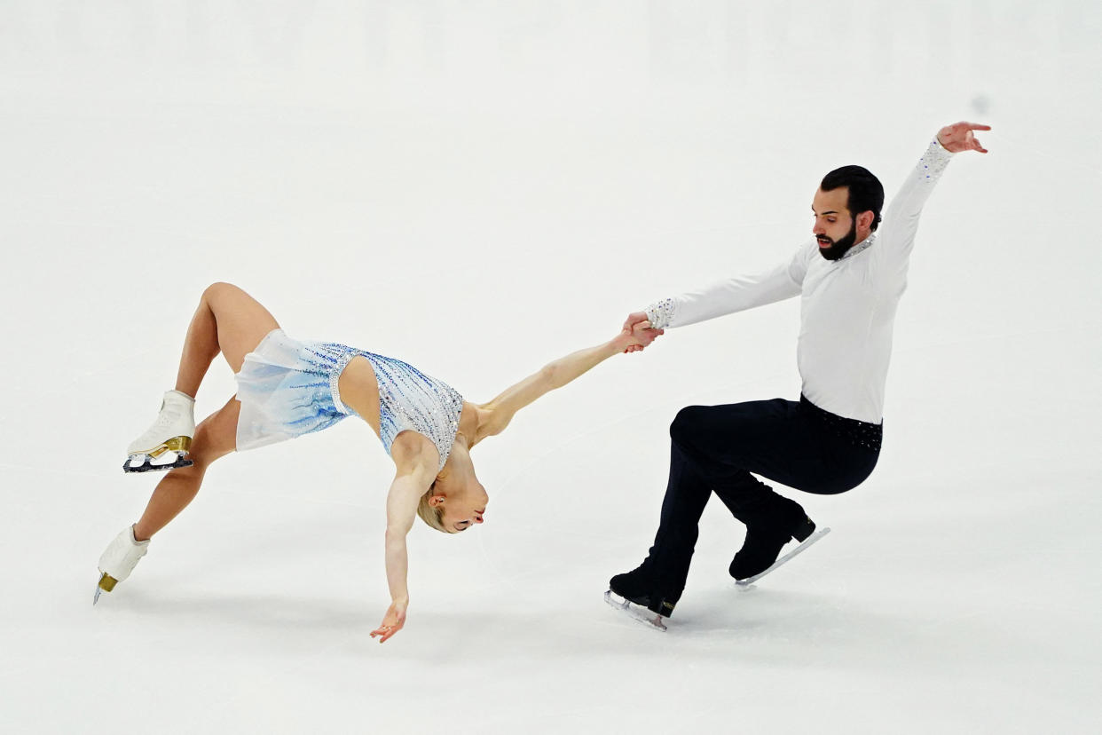 Ashley Cain-Gribble and Timothy LeDuc (John David Mercer / Reuters file)