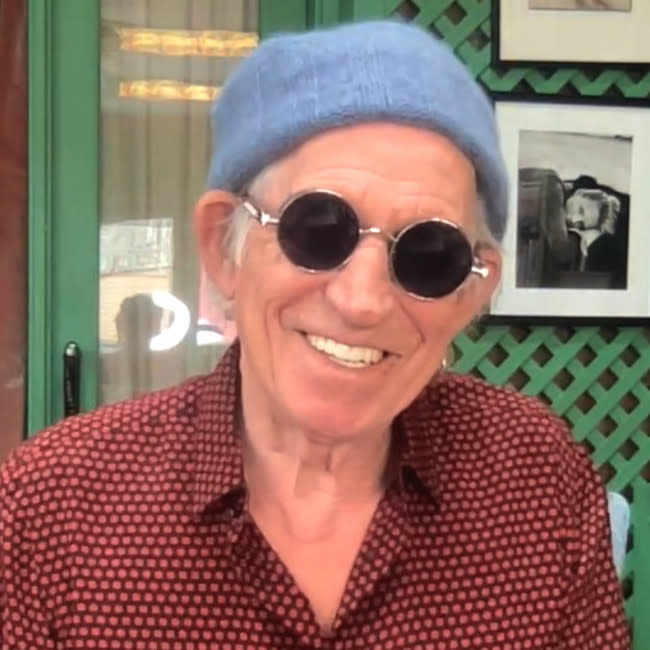 Keith Richards en el podcast de Apple Music credit:Bang Showbiz