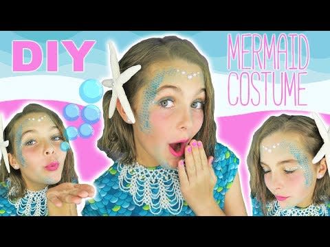 10) Easy Mermaid Makeup Tutorial for Kids