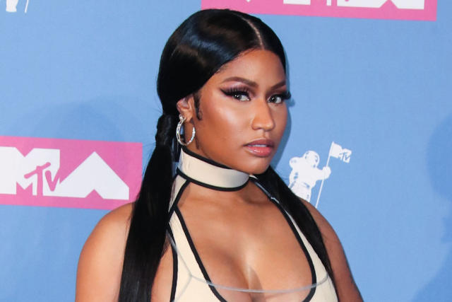 Nicki Minaj's Burberry Outfit at CRWN Interview Is Fierce