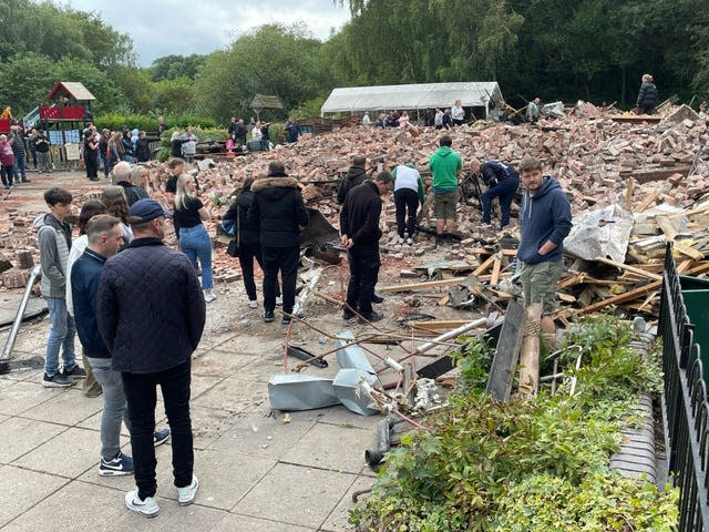 Crooked House pub fire