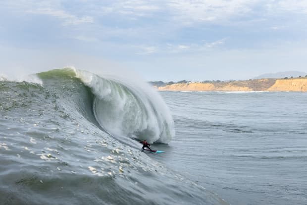Alessandro Slebir is leading the next pack of Santa Cruz surfers that shine out at Mavericks. Alo’s out there for every swell and on this particular day, he was whipping it on almost every set.<p>Ryan "Chachi" Craig</p>
