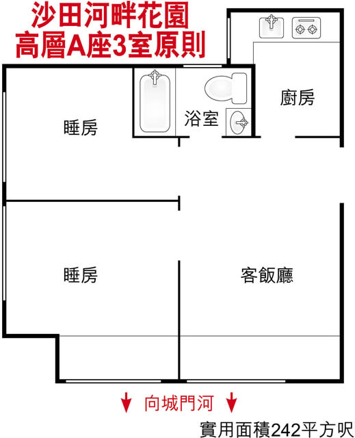 河畔呎售17471 貴絕沙田上車盤