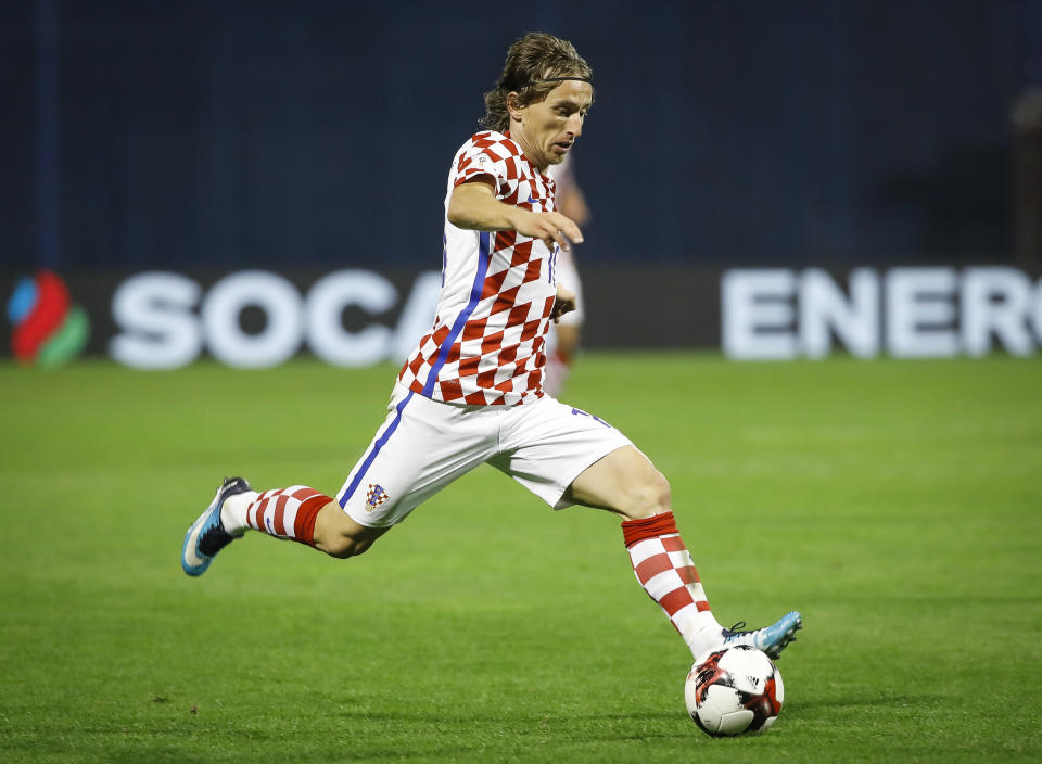 Luka Modric will be part of an outstanding Croatia midfield at the 2018 World Cup. (Getty)