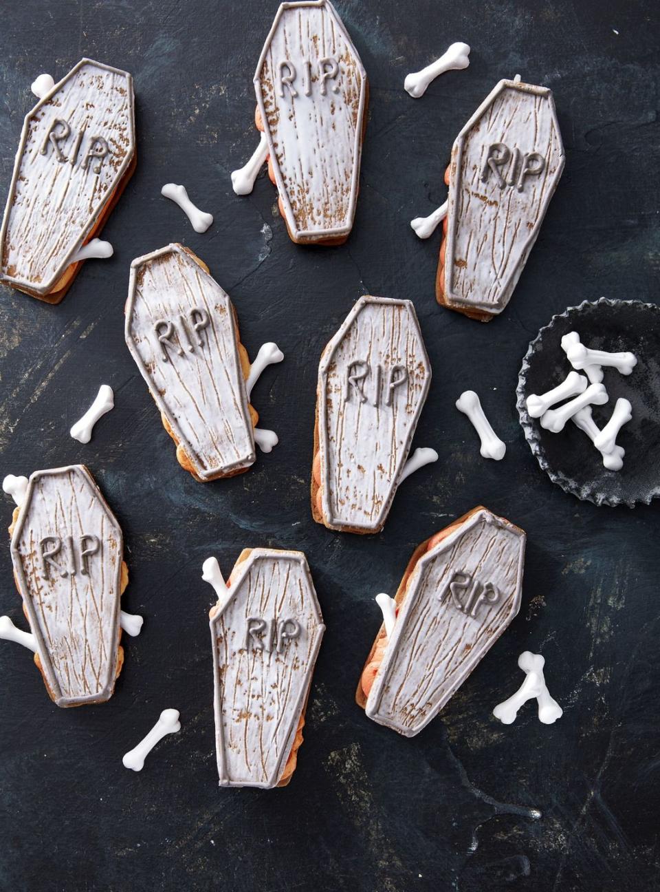 Coffin Sandwich Cookies