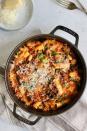 <p>This one-pot <a href="https://www.delish.com/uk/cooking/recipes/a29734634/creamy-tuscan-sausage-pasta-recipe/" rel="nofollow noopener" target="_blank" data-ylk="slk:sausage pasta;elm:context_link;itc:0;sec:content-canvas" class="link ">sausage pasta</a> dish is deliciously rich and indulgent - and only leaves you one pan to wash up! Feel free to use another type of <a href="https://www.delish.com/uk/cooking/recipes/a29571352/chicken-sausage-and-mushroom-penne-recipe/" rel="nofollow noopener" target="_blank" data-ylk="slk:sausage;elm:context_link;itc:0;sec:content-canvas" class="link ">sausage</a> if you prefer.</p><p>Get the <a href="https://www.delish.com/uk/cooking/recipes/a35508459/sausage-pasta/" rel="nofollow noopener" target="_blank" data-ylk="slk:One-Pot Sausage Pasta;elm:context_link;itc:0;sec:content-canvas" class="link ">One-Pot Sausage Pasta</a> recipe.</p>