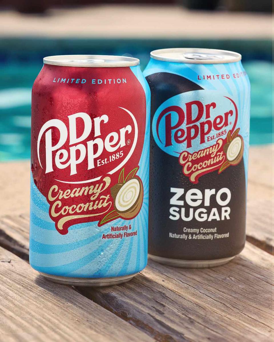 <p>courtesy of dr pepper </p> Dr Pepper Creamy Coconut