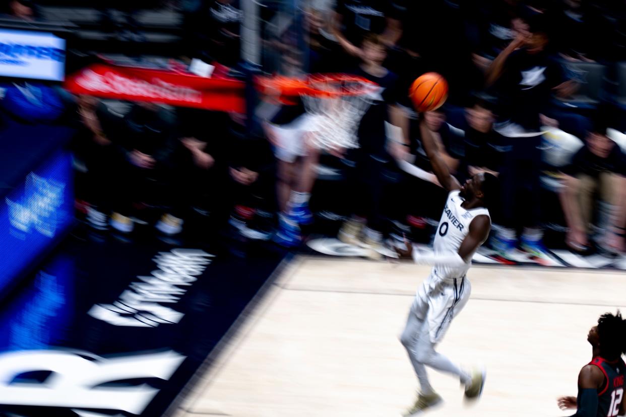 Xavier point guard Souley Boum leads the Musketeers to Indianapolis on Friday night for a matchup with Butler at Hinkle Fieldhouse.