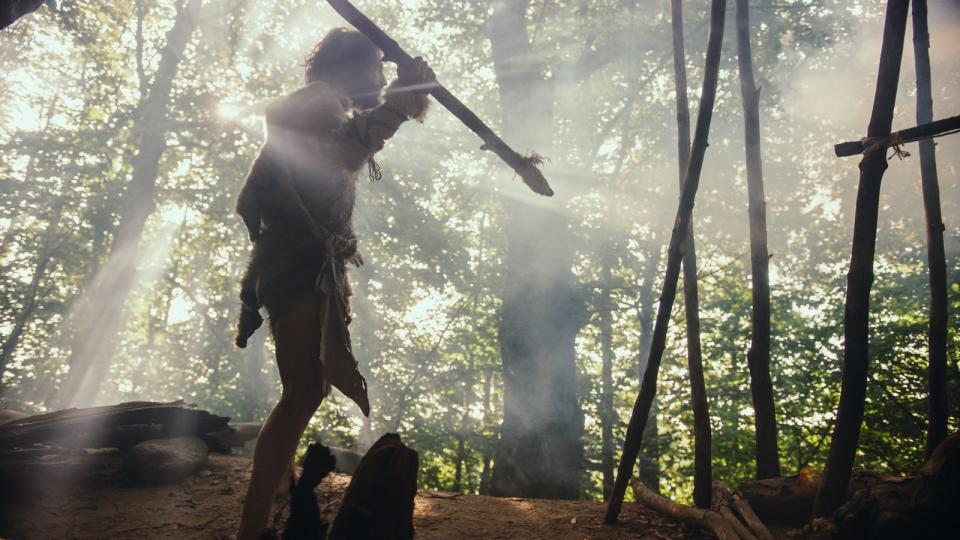 Die "Steinzeit-Diät", wie sie auch bezeichnet wird, zielt nicht darauf ab, den Menschen von heute aus der wärmegedämmten Wohnung und dem Supermarkt in eine Höhle im Wald zu verbannen, um dort sein Essen zu jagen und sammeln. Die Idee ist, aus dem modernen Nahrungsangebot auszuwählen, was der mutmaßlichen (völlig rekonstruieren lässt sie sich nicht) Ernährungsweise in der Altsteinzeit entspricht. (Bild: iStock/gorodenkoff)