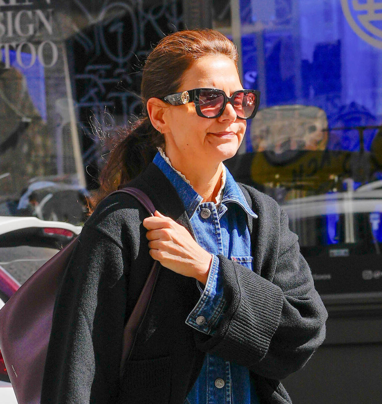  Katie Holmes in NYC March 2024. 