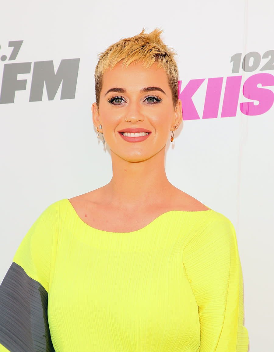 <p>Whether her hair is spiked, colored, or swept to the side, Katy Perry knows how to keep all eyes on her with an eclectic cool cut. (Photo: WireImage) </p>