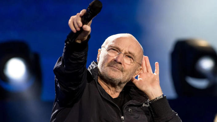 Phil Collins was in Genesis until 1996, when he left to record solo material. <span class="copyright"> Brian Rasic/WireImage</span>