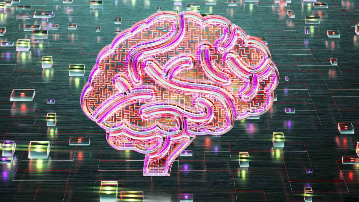  An AI "brain" in a technological world. . 