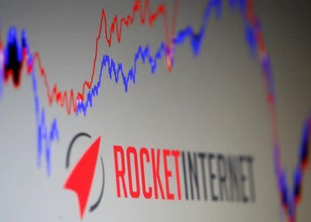 The logo of of Rocket Internet, a German venture capital group is pictured in this September 24, 2014 illustration photo in Sarajevo. REUTERS/Dado Ruvic