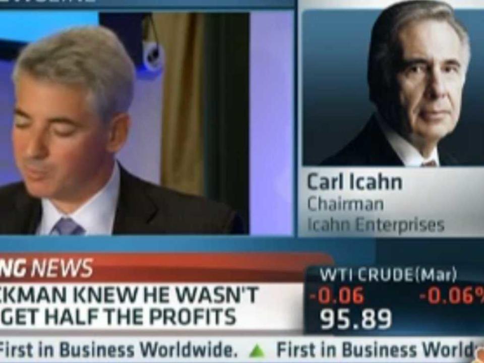 Bill ackman carl icahn CNBC