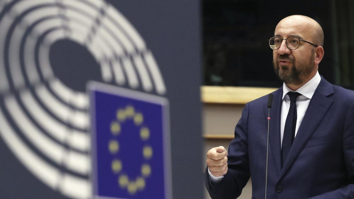 EU-Ratspräsident Charles Michel hat den Mitgliedsstaaten einen Kompromissvorschlag unterbreitet.