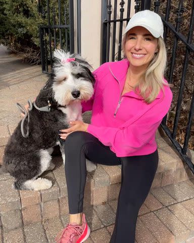 <p>Amanda Hornick Instagram</p> Amanda Hornick with her dog, Penny.