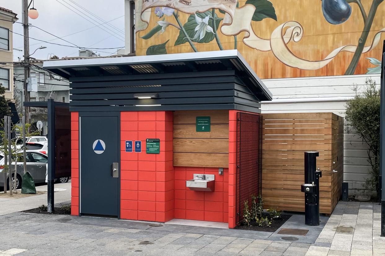 <span>The new public bathroom in San Francisco's Noe Valley neighborhood.</span><span>Photograph: San Francisco Recreation & Parks</span>