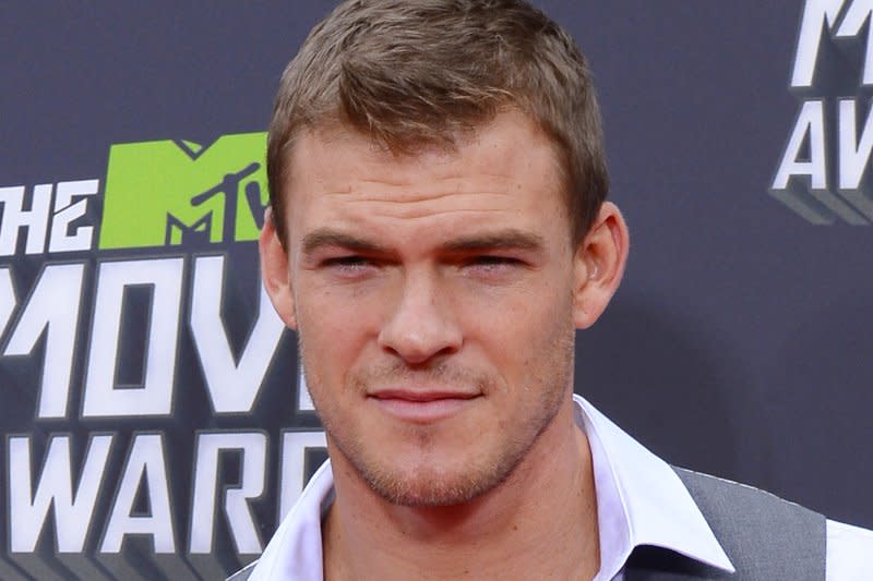 Alan Ritchson arrives for The MTV Movie Awards at Sony Picture Studios in Culver City, Calif., in 2013. File Photo by Jim Ruymen/UPI