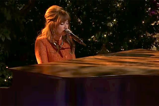 <p>nbc</p> Lila Forde singing Joni Mitchell's "River" on 'The Voice'