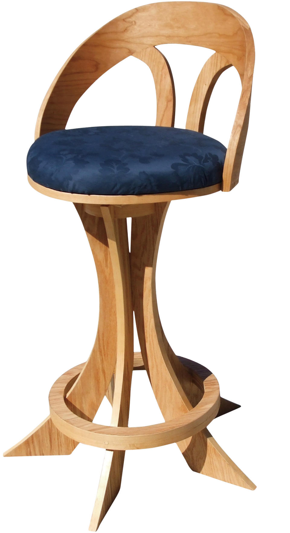 This undated publicity product photo, a Bespoke chair, crafted in part from white oak plywood, and featured in "PlyDesign," by Philip Schmidt, is shown. Plywood is versatile, inexpensive and easy to come by. You can find standard, seven-ply plywood at your home-improvement store (and higher-quality plywood at your local lumber center). (AP Photo/ Storey Publishing, Kristin Hare)