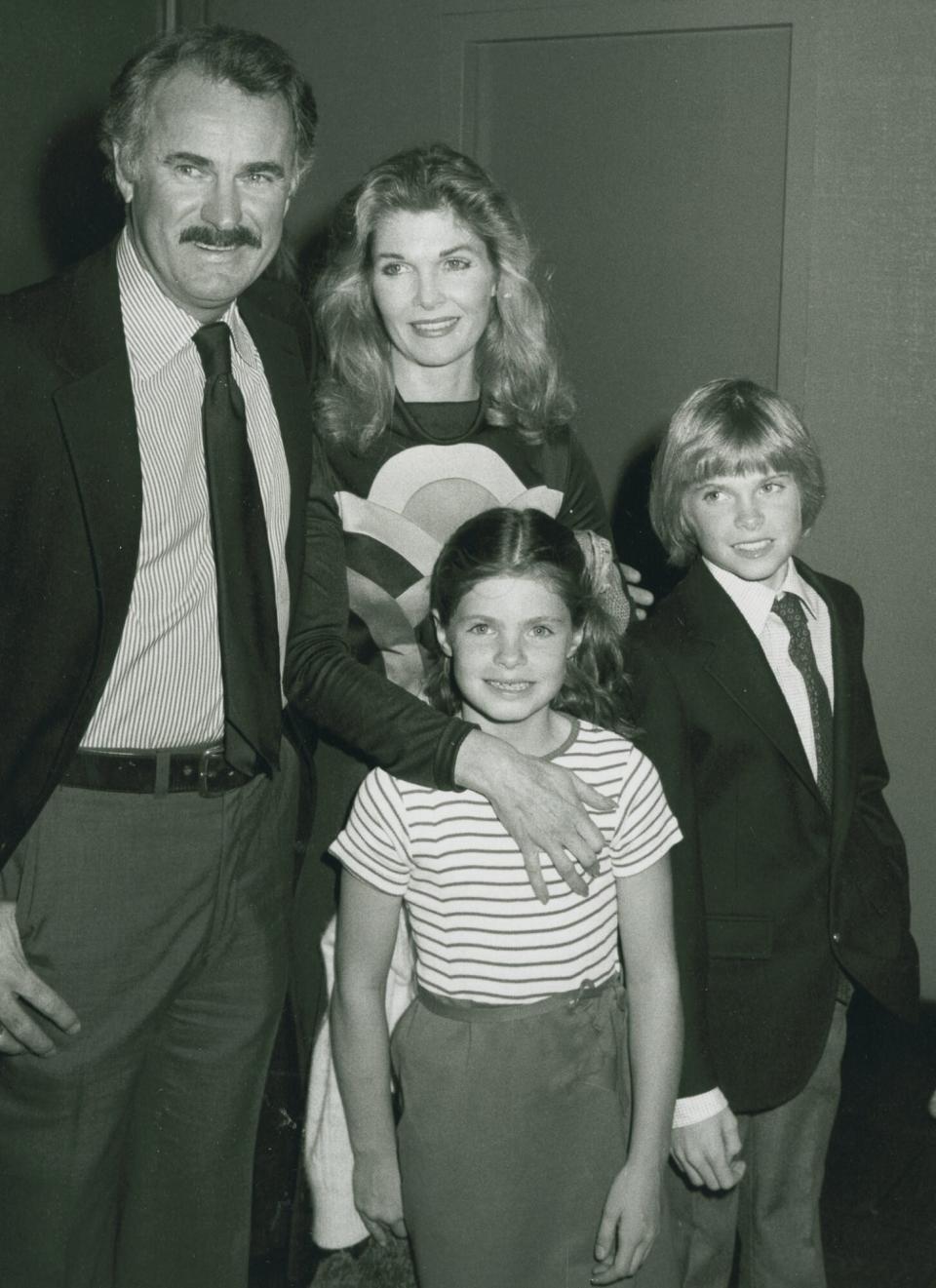 Dabney Coleman, wife Jean Hale, daughter Mary Coleman and son Randy Coleman