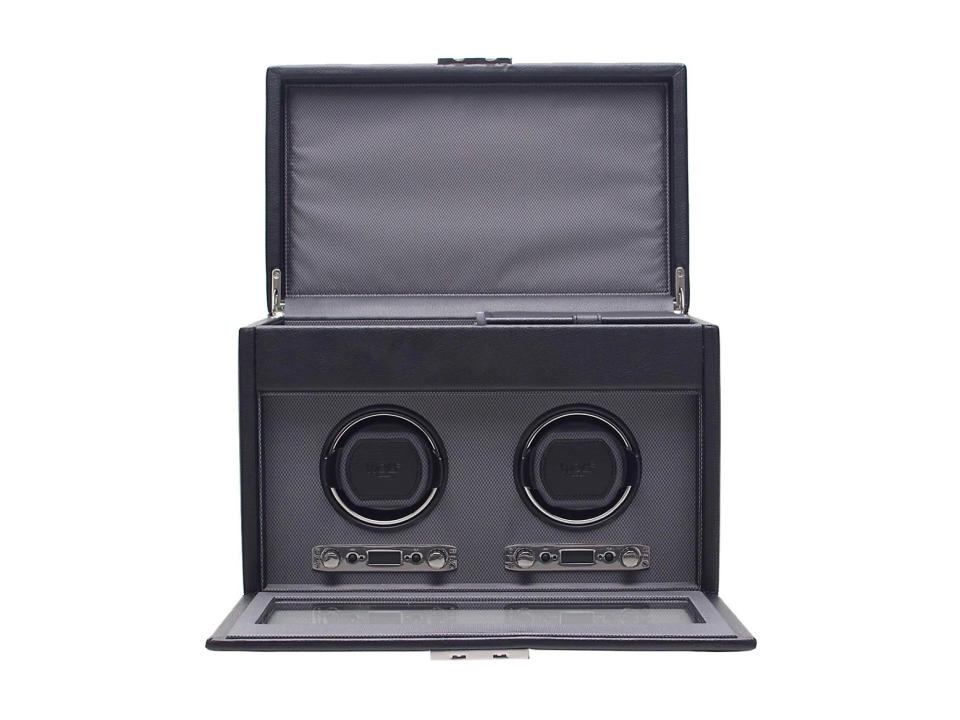 Wolf Double Watch Winder with Storage