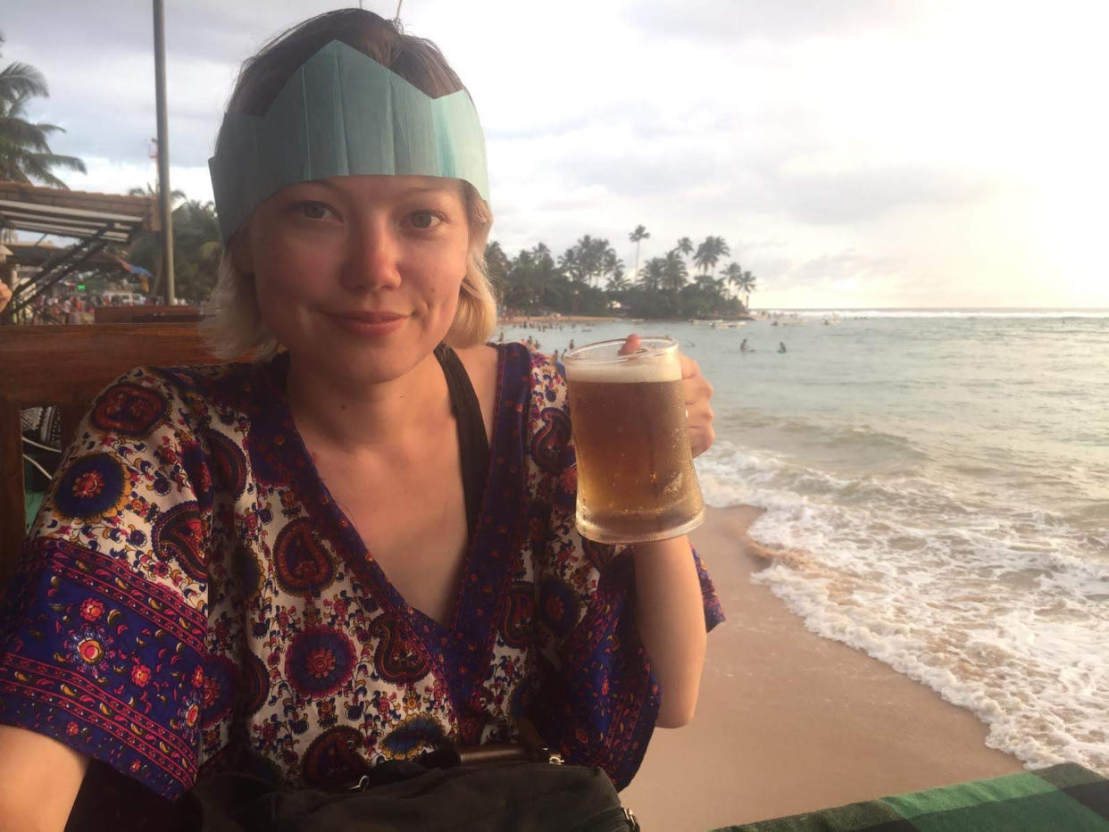 Jennifer Sizeland spent Christmas 2018 in Sri Lanka to escape the stress of the festive season. (Supplied)