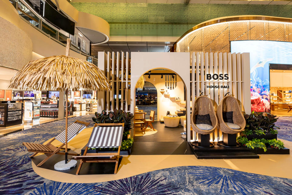 Boss House Bali pops up over at Changi Airport Terminal 3. (PHOTO: Boss)