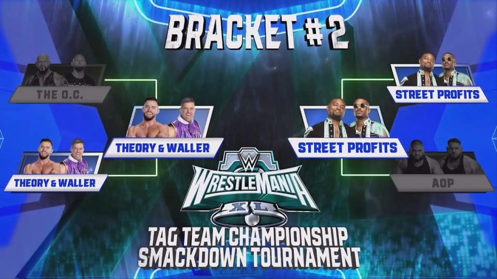 WWE SmackDown Austin Theory Grayson Waller The Street Profits