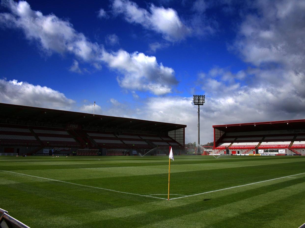 New Douglas Park Stadium, the home of Hamilton Academicals: Alasdair Middleton