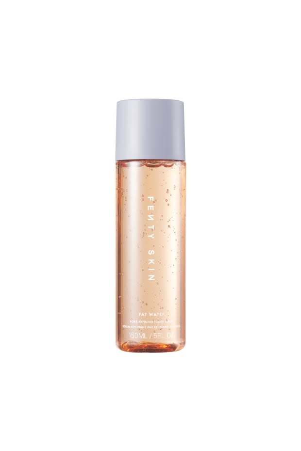Fenty Skin Fat Water Pore-Refining Toner Serum, $28, <a href="https://shop-links.co/1714201409514312548" rel="nofollow noopener" target="_blank" data-ylk="slk:available here;elm:context_link;itc:0;sec:content-canvas" class="link ">available here</a>.
