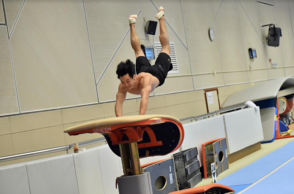 Shek Wai-hung is a Hong Kong artistic gymnast. He is also the current Asian Games champion on vault.