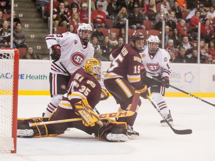 Minnesota-Duluth photo from school Twitter account. 