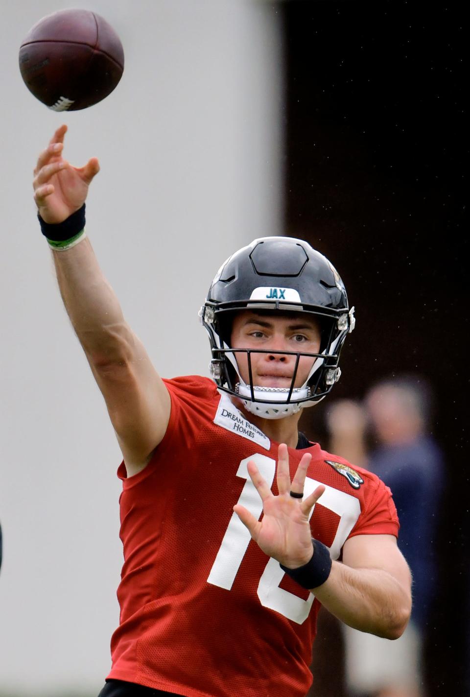 Jaguars quarterback Nathan Rourke isn't just a 'camp arm,' according to Jaguars offensive coordinator Press Taylor.
