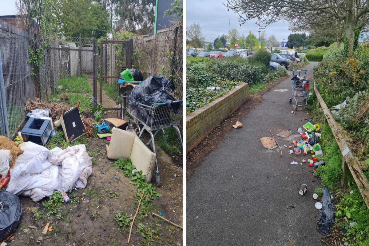 'Welcome to Whitley' Residents ANGER over notorious fly-tipping alleyway <i>(Image: Sharon)</i>