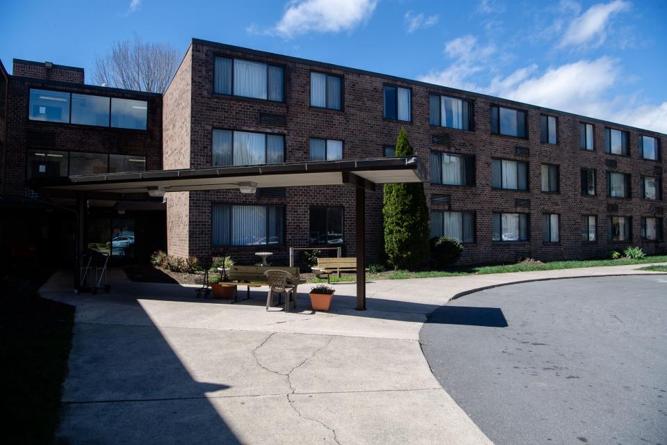 Asheville Terrace Apartments, near Tunnel Road, April 5, 2024.