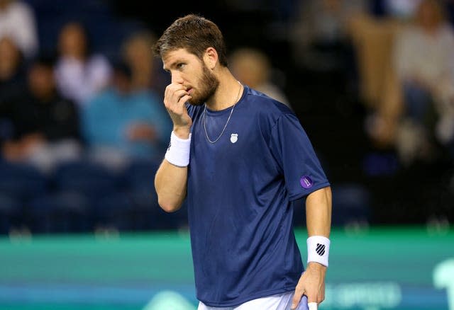 Cameron Norrie on court