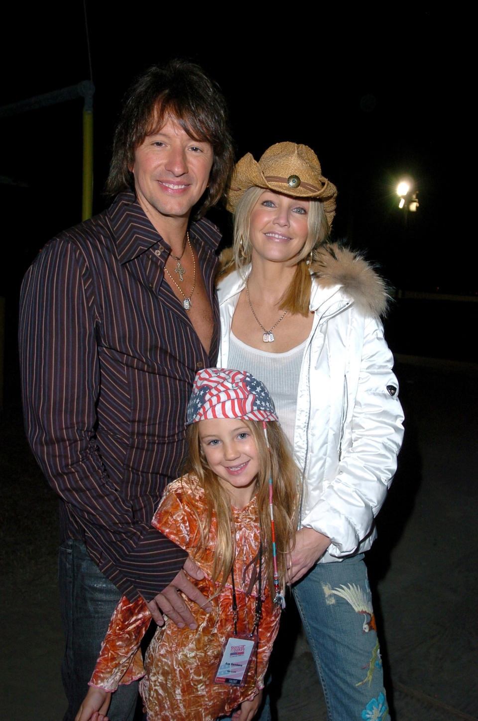 Richie Sambora, Heather Locklear, and Ava Sambora