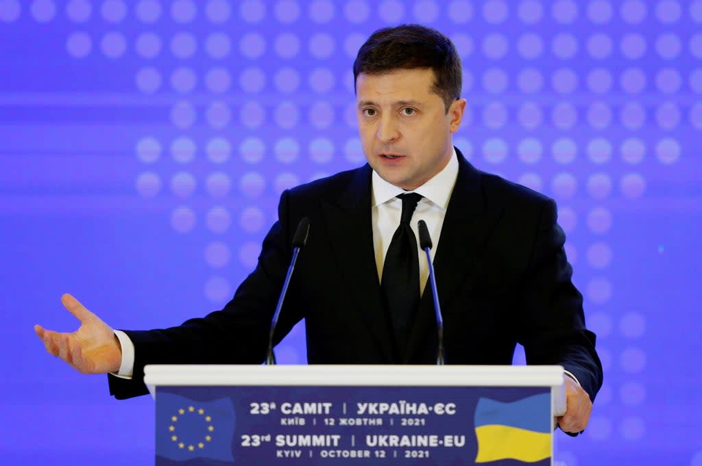 Ukrainian President Volodymyr Zelenskiy (REUTERS)